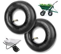 MEVRONISSHOP-2 Pièces Chambres à Air pour Roue de Brouette 4.10/3.50-4 Tondeuse à Gazon, Roue de Diable