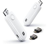 MEVRONISSHOP-2026 HDMI sans Fil 4K Decode, 2.4/5G sans Fil HDMI Émetteur et Récepteur, Plug & Play, 165FT/50M Extendeur Streaming Vidéo Audio 1080P pour Laptop, TV Box, Caméra, PC vers HDTV, projecte