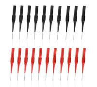 Mevronisshop-20pcs Pointe De Touche Multimetre,0.7mm Sonde De Test Aiguille,Pointe Fine Multimètre Pour Fluke,Pour La Réparation Automobile,Très Fin,Bonne Elasticité