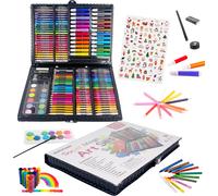 MEVRONISSHOP-278 Pièces Mallette de Dessin et Coloriage Enfant, Kit Art Set avec Sets de Dessin