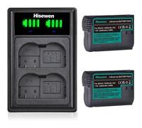 MEVRONISSHOP-2Pack EN-EL15C Batterie et Chargeur pour Nikon D850, D750, D810, D7500, Z6, Z6 II, Z6III, Z7, Z7II, Z8, D7200, D7100, D7000, 1V1, D500, D600, D610, D800, D800E, D810A
