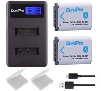MEVRONISSHOP-2Packs NP-BX1 NP BX1 NPBX1 Battery Batterie + LCD Dual USB Charger for Sony DSC-RX100 DSC-WX500 IV HX300 WX300 HDR-AS15 X3000R MV1 AS30V HDR-AS300 GWP88