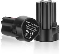 MEVRONISSHOP-2X 10.8V 3000mAh Batterie de Remplacement pour Makita 10,8 V Batterie pour Makita Batterie 10,8 Volt BL1013 BL1014 194550-6 194551-4 195332-9 DF330D DF030D DF030DW ID090DWX