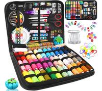 Mevronisshop-304pcs Kit De Couture,Set De Couture,Premium Couture Accessoires Avec Trousse À Outils,Kit De Couture Pratique Contient 43 Rouleaux De Fil De Couleur,Voyage Famille Maison Ou Travailler