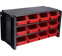 Mevronisshop-312007 Classeurs Empilables Nº12, Rouge