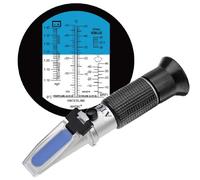 MEVRONISSHOP-4-In-1 réfractomètre antigel éthylène glycol, propylène glycol, pour le point de congélation de l'eau de refroidissement, l'eau du disque, AdBlue, batterie