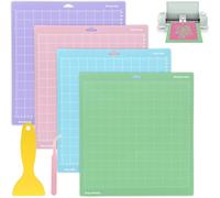 Mevronisshop-4 Tapis De Découpe Pour Cricut, 12in X 12in Tapis Pour Cricut Maker/Maker3/Explore 3/Air 2/Air/One, Accessoires Pour Cricut Idéaux Multi-Couleur