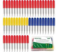 Mevronisshop-40pcs Lames À Découper De Remplacement Compatible Avec Cricut Explore Air 2/Air 3/Maker 3/Expression, Lames De Coupe 30/45/60° Degrés, Lames De Rechange Cricut Accessoires (40 Pcs)