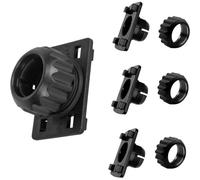 MEVRONISSHOP-4PCS Ecrou de Serrage avec 4 Boutons de Verrouillage Remplacement 17mm Douille de Remplacement pour Montage sur Rotule pour Ecran Carplay Support de Téléphone Caméra de Recul Moniteur GP