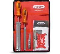 MEVRONISSHOP-558549 Kit d'entretien du guide et d'affûtage de chaîne de tronçonneuse 3/8"" Micro-Lite avec limes rondes 4,5mm