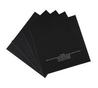 MEVRONISSHOP-5pcs 220x220mm Imprimante 3D Buildtak, Flashforge Aventurier 4 Autocollants de Plaque de Construction, Autocollants D' de Plaque de Lit Chauffante Accessoires