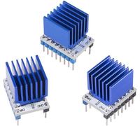 MEVRONISSHOP-5Pcs TMC2208 Pilote de Moteur Pas à Pas pour Carte mère d'imprimante 3D emballée avec dissipateur de Chaleur et Tournevis