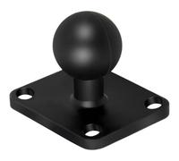 MEVRONISSHOP-Adaptateur à Rotule de 1 Pouce, Support à Rotule RAM avec 4 Trous de Montage, Adaptateur de Montage de Boule avec Base de Montage Carrée, Adaptateur à Tête Sphérique GPS, Accessoires à V