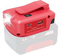 MEVRONISSHOP-Adaptateur de Batterie USB pour Einhell 18V Batterie