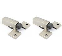 MEVRONISSHOP-Amortisseur de Boîtier de Charnière Butée de Ferrage Soft Close Système de Porte à Visser au Niveau de la Charnières avec Silent Complètement en Applique Lot de 2