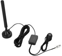 MEVRONISSHOP-Antenne Radio FM à Gain élevé, Amplification du Signal 25 DB, Plug and Play, Portable, Adaptée aux Sols Bas avec Obstructions et Signal Faible