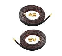 MEVRONISSHOP-Anycubi Kobra2 Neo Kit de rechange pour imprimante 3D Courroie d'origine : 810 mm X et 790 mm Axe Y 2GT 6 mm Caoutchouc Fibre de verre Entraînement antidérapant Courroie dentée ouverte a