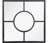 Mevronisshop-Aston & Wold Miroir De Jardin Carré Noir