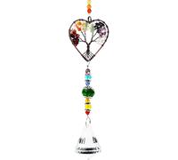 Mevronisshop-Attrape Soleil Cristal 36cm Suspendu Arbre De Vie Exquis Suncatcher Crystal Guérison Sun Catchers Attrape-Soleils En Cristal, Adapté Aux Fenêtres, Décoration De La Maison(Coloré)