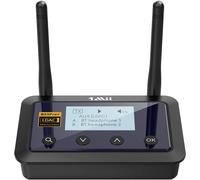 MEVRONISSHOP-B03Pro+ Émetteur-récepteur Bluetooth 5.3 certifié LDAC pour TV stéréo domestique, adaptateur audio sans fil longue portée avec écran, sortie RCA optique AUX 3,5 mm