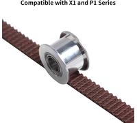 MEVRONISSHOP-Bambuolab X1 X1C P1P P1S Series 3D Lot de 2 poulies lisses pour imprimante 3D : augmente la stabilité d'impression et améliore la qualité d'impression non compatible avec d'autres imprim