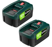 MEVRONISSHOP-Batterie de Rechange pour Bosch 18V PBA PSB PSR : 5,0Ah Li-ION Batterie Compatible avec Bosch Gloria Gardena 18V Outils électriques -Parfait pour la Maison et Le Jardin (2 pièces)