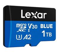 MEVRONISSHOP-Blue Carte Micro SD 1To, jusqu'à Carte microSDXC UHS-I 160 Mo/s en Lecture, Classe 10, U3, V30, A2, vidéo Full HD et 4K, Carte mémoire Haute Vitesse pour Smartphones/tablettes/caméras d