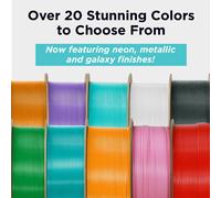 MEVRONISSHOP-Bobine en carton ABS 1,75 mm bleu clair 1 kg résistant à la chaleur ¿ PolyLite ABS 3D filament 1,75 mm bleu clair