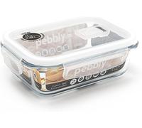 Mevronisshop-Boite De Conservation En Verre - Rectangulaire - 650 Ml - Pour Cuire, Conserver, Transporter Et Réchauffer - 100% Hermétique