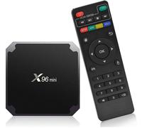 MEVRONISSHOP-Box Android TV 4K X96 Mini Android TV Box 2Go/16Go Lecteur Multimédia de Diffusion en Continu Android 11 Best Chip AmlogicS905W2 Quad Core Chipset 64 Bits X96 Mini 2GB/16GB boitier TV