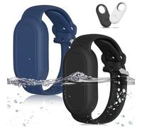 MEVRONISSHOP-Bracelet de traceur GPS pour Samsung, en silicone souple, étanche, caché, le bracelet réglable est compatible avec le Samsung Galaxy SmartTag2 (2023)