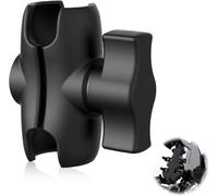 MEVRONISSHOP-Bras à Double Douille 60 mm en Alliage d¿Aluminium Compatible avec Supports RAM Mounts, Bras Double Emboîtement Support Universel pour Appareils Boule 1 Pouce GPS Moto Vélo Voiture, Robu