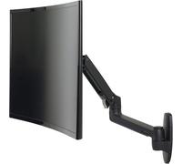 MEVRONISSHOP-Bras LX mono-écran, support mural VESA. Convient aux moniteurs jusqu'à 34 pouces, de 3,2 à 11,3kg - Noir mat (45-243-224)