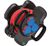 MEVRONISSHOP-BRENNENSTUHL 1169700010 - Enrollador de cable X-Gum IP44 AT-N05V3V3-F3G1,5 para cables de hasta 10 m