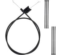 MEVRONISSHOP-Câble de Commande d'accélérateur Universel 135 cm/53 Pouces courbure en Z à l'extrémité Câble de Commande de Zone Moteur de Remplacement pour Craftsman pour Husqvarna tondeuses à Gazon