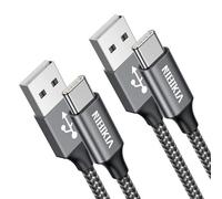 MEVRONISSHOP-Câble USB C 2Pack/2M Cable USB C Charge Rapide Nylon Cable USB vers USB C pour Samsung Galaxy S22 S21 S20 S10 S8 Note 20 10, Huawei, Xiaomi, Honor, Nokia, OnePlus