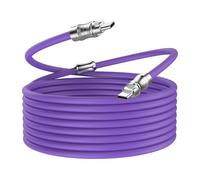 MEVRONISSHOP-Cable USB C to USB C pd 100w, Skin Friendly Liquid silicone Material Quick charge Cable USB type C Interface Device Universal charge Cable (Violet 3m)