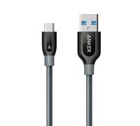 MEVRONISSHOP-Câble USB C vers USB 3.0 de 90 cm Powerline+ Extra Solide pour Appareils USB Type C (Samsung Galaxy S8/8+/9, Nouveau MacBook, Huawei P10, Google Pixel, Nexus 6P, LG V20 G5 .)