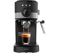 MEVRONISSHOP-Cafetière Express Power Espresso 20 Pecan Pro. 1100 W, Technologie ForceAroma de 20 bars, Vaporisateur Orientable, Bras Double, Plateau Chauffe-Tasses, Cuillère Doseuse Presseur