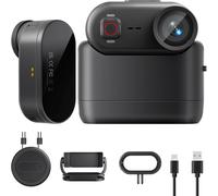 Mevronisshop-Camera Vlog 4k 30fps, 64go Caméra Sport 6 Axes, Pov Mains Libres Petite Caméra Action, 150°Mini Cam Sportive Étanche À 10m, Caméra Corporelle Pieton Pour Vélo, Ski, Plongée, 270 Min Duré