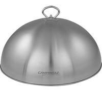 MEVRONISSHOP-Campingaz Premium Cloche pour Gril et Plancha 32 cm, Cloche en Inox, Couvercle de Cuisson vapeur rond, Dôme pour Hamburgers