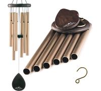Mevronisshop-Carillon Éolien Pour Extérieur ¿ Carillon Éolien Doré De 71,1 Cm Pour L'extérieur, Carillon Éolien Harmonique Pour Femme, Idée Cadeau Pour Maman, Grand-Mère, Jardiniers, Porche