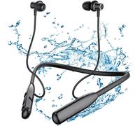 MEVRONISSHOP-Casque Bluetooth 5.3 écouteurs de Sport 30 Heures de Lecture Casque de Sport sans Fil Suppression du Bruit Casque Intra-auriculaire avec Microphone Tour de Cou écouteurs magnétiques IPX6