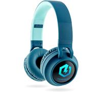MEVRONISSHOP-Casque Enfant Bluetooth, Casque Audio sans Fil pour Enfants, Bluetooth 5.0 Confortable Pliable Casque avec Micro intégré, Volume limité à 85db, Réglable, Micro SD Carte Slot, Lumières LE