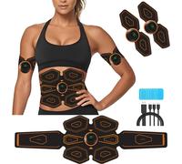 Mevronisshop-Ceinture Abdominale Electrostimulation, Electrostimulateur Musculaire Ems, Rechargeable Usb, Fessier, Jambes & Bras, Abdominaux Appareil Musculation Ceinture Homme & Femme