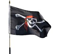Mevronisshop-Championnats D'europe 2024 Drapeaux Internationaux - Drapeau (Pirates, 90x150cm) Drapeau Pirate 90x150cm