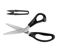 Mevronisshop-Ciseaux À Denteler, Ciseaux Cranteurs De Couture Pour Tissu Qualité Professionnelle¿ 23cm, Negru