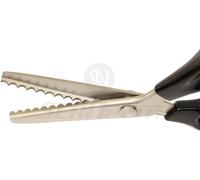 Mevronisshop-Ciseaux Cranteurs Dentelé À Bords Festonnés, Ciseaux De Couture En Acier Inoxydable Avec Manche Ergonomique, 22,9 Cm Scalloped (5mm)