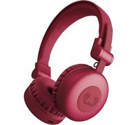 MEVRONISSHOP-Code Core, Casque Bluetooth sans Fil Supra-Aural, 30h D'Autonomie, avec Microphone et Assistant Vocal, Commandes de Volume et Boutons de Lecture/Pause, Pliable (Berry Red)