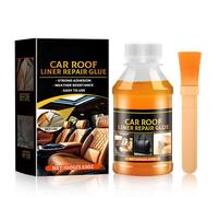 Mevronisshop-Colle Ciel De Toit Voiture Sans Demontage, Colle Pour Ciel De Toit Voiture, Kit Reparation Ciel De Toit Voiture Con Brosse, Convient À L'intérieur De La Voiture Et À Tous Les Cuirs, 100g